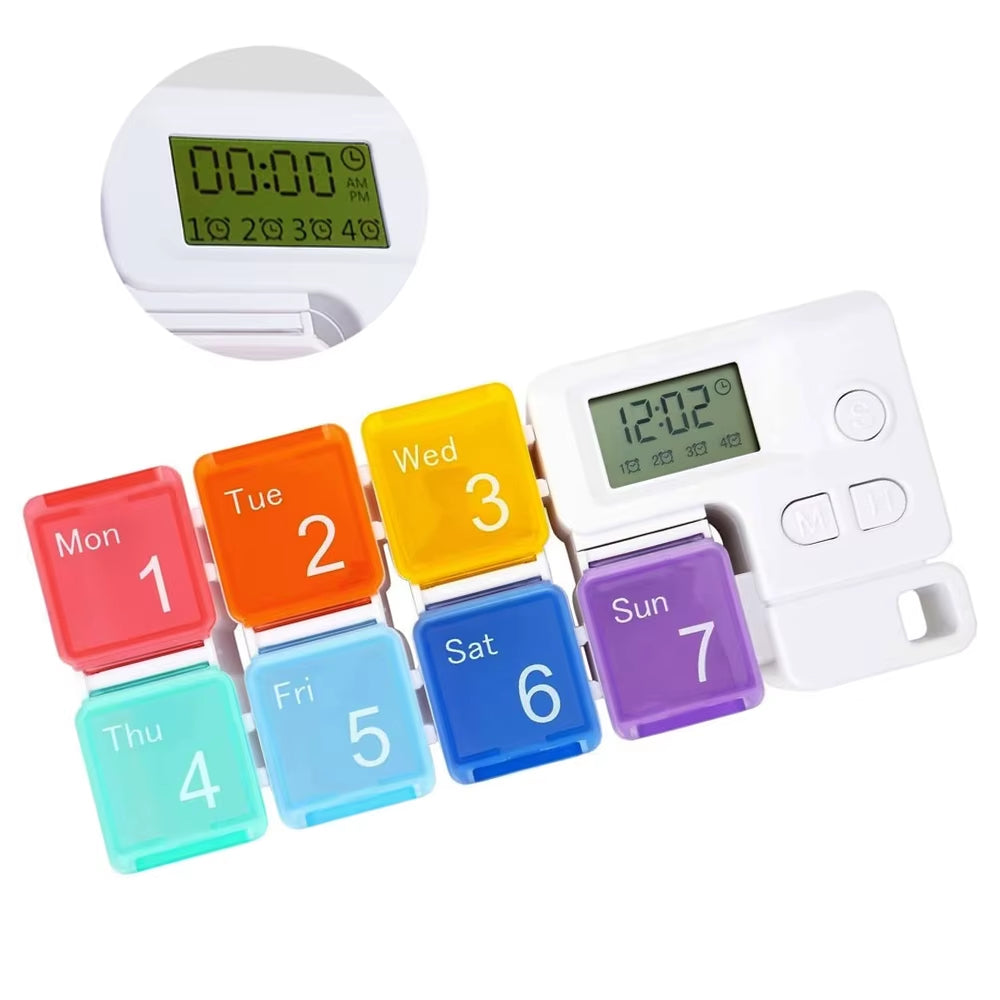 Organizues Medikamentesh me Alarm dhe Timer