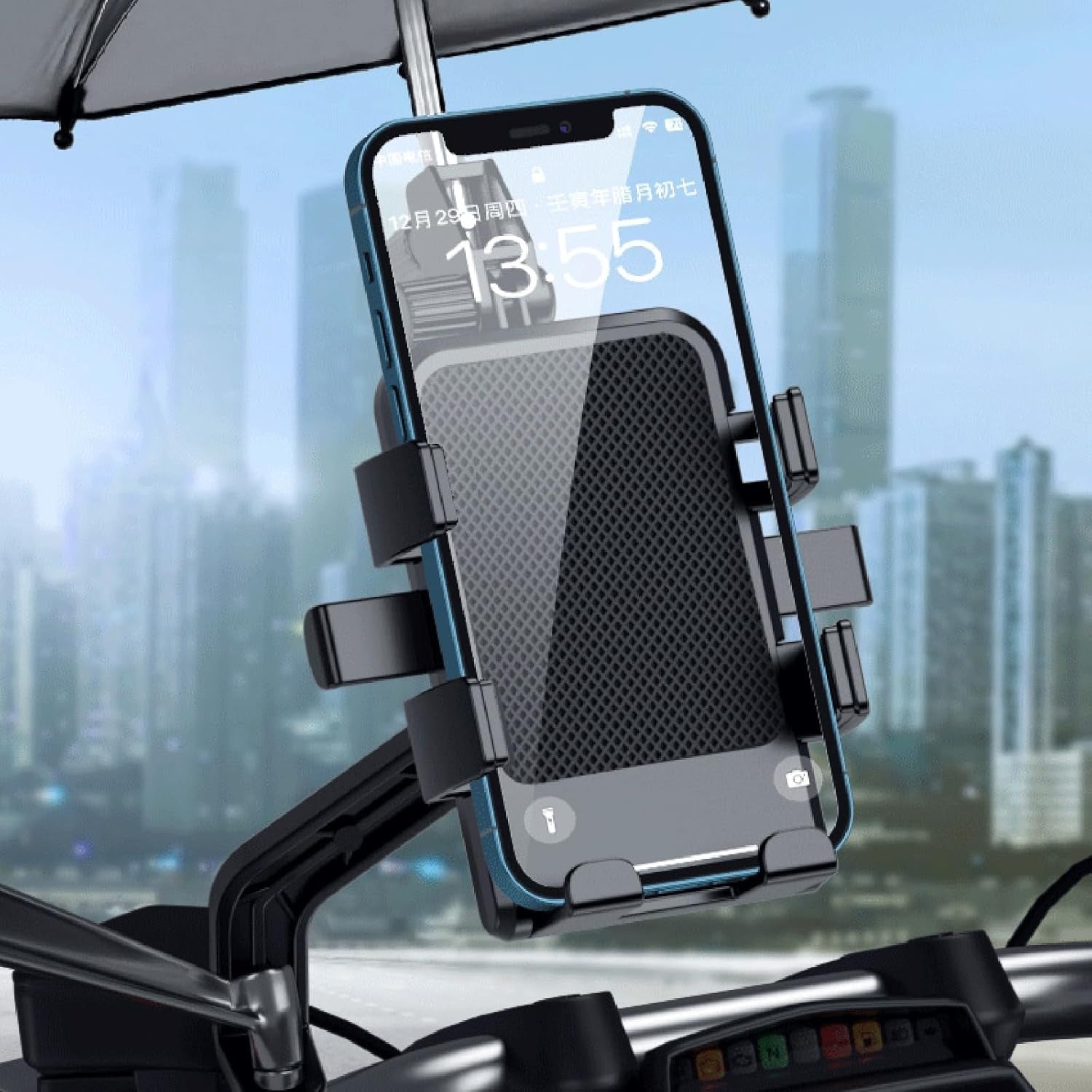 Mbajtes Telefoni+umbrella