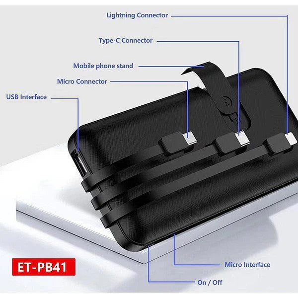 Power Bank 3in1- 10000mah