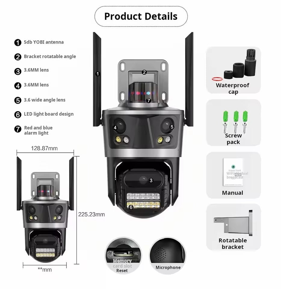 Kamere me 3 syna profesionale